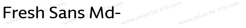 Fresh Sans Md字体转换